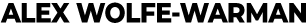 Alex Wolfe-Warman Logo